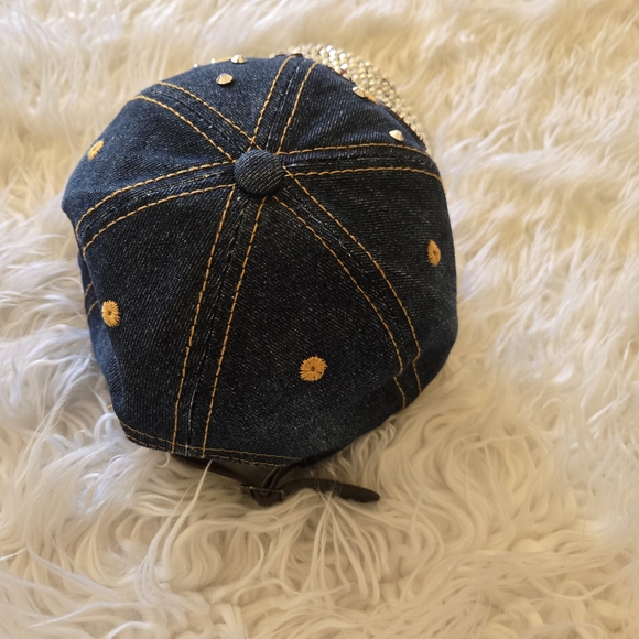 Embellished Denim 'CALI' Cap - Picture 2 of 7
